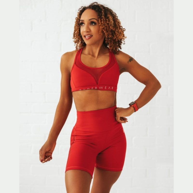 Women's Fitness Shows Lean High Waist and Belly Tight Pants