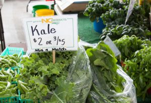 Leafy green vegetables